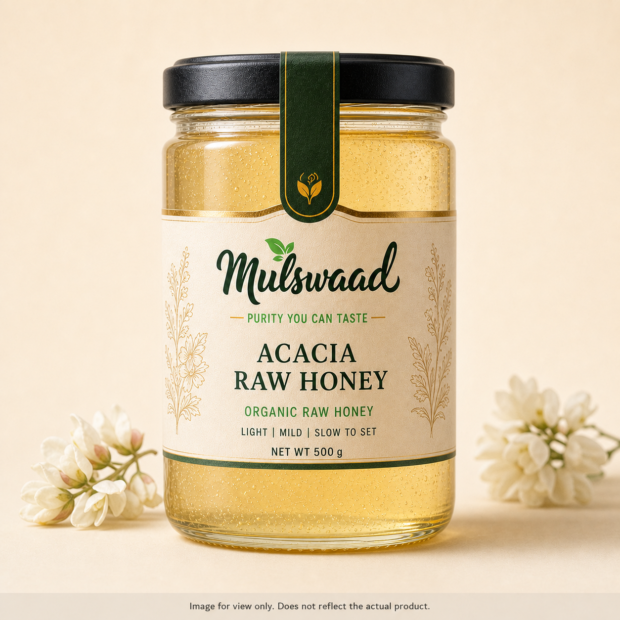 Acacia Raw Honey jar