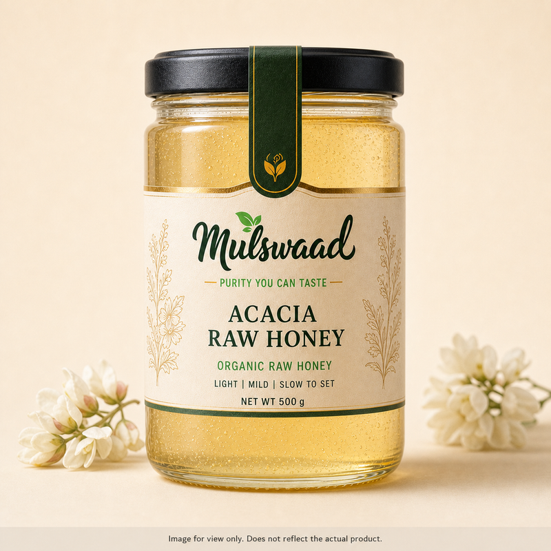 Acacia Raw Honey jar