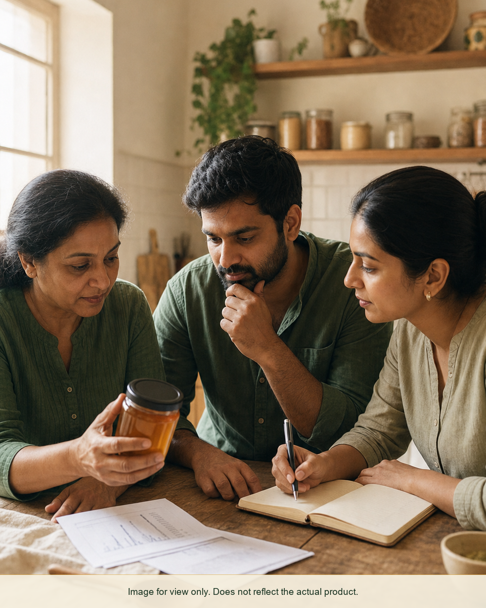 Mulswaad founder at the kitchen table