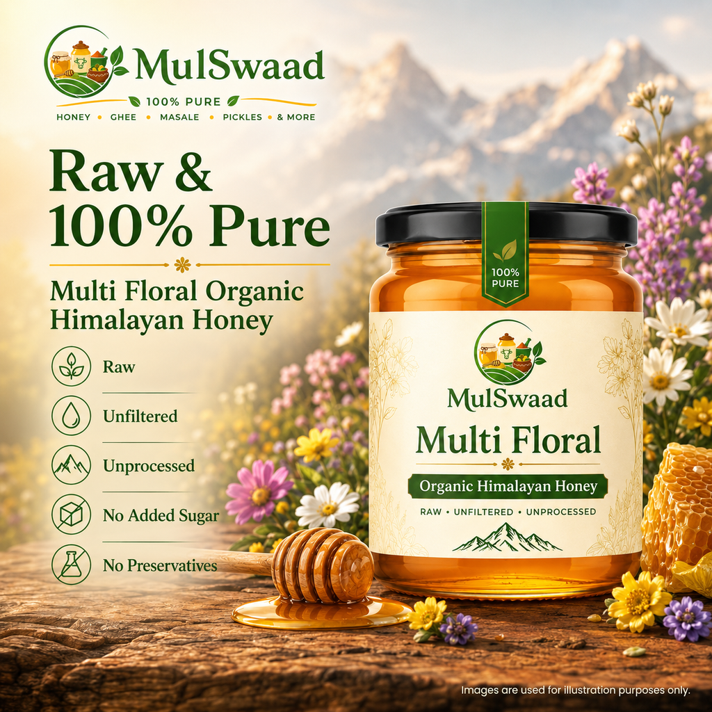 Multi Floral, Organic Himalayan Honey