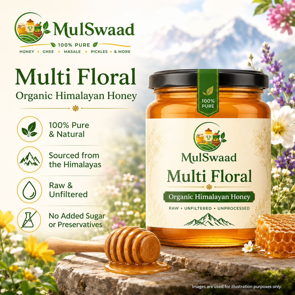 Multi Floral, Organic Himalayan Honey